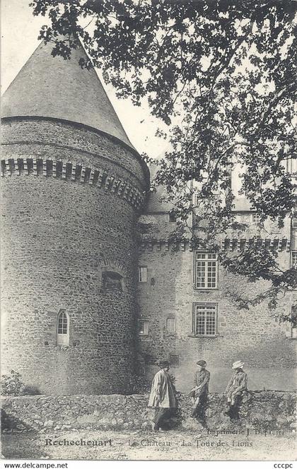 CPA Rochechouart Le Château La Tour des Lions