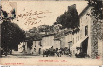 CPA ROCHEMAURE - La Place (142975)