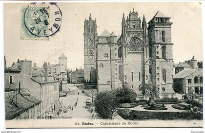 CPA - Carte Postale - France - Rodez - Cathédrale de Rodez (I10319)