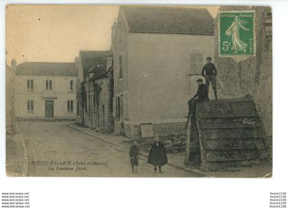 ROISSY EN BRIE la fontaine jacob