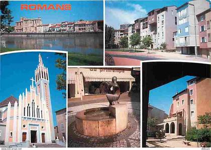 26 - Romans sur Isère - Multivues - Fontaine - Eglise - CPM - Voir Scans Recto-Verso