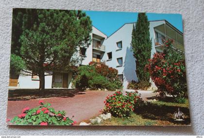 I549, Cpm 1984, Roquebrune, cap Martin, vacances PTT, un coin fleuri, Alpes maritimes 06