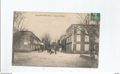 ROQUECOURBE (TARN) AVENUE DE CASTRES (PETITE ANIMATION)