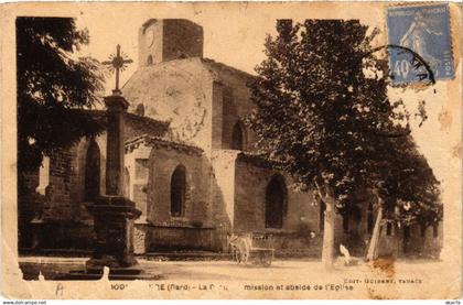 CPA AK ROQUEMAURE - La Croix de mission et abside de l'Église (459206)