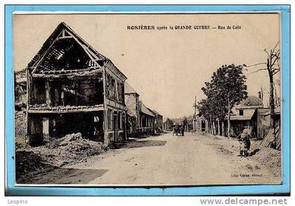 ROSIERES EN SANTERRE  -- Rue de Caix