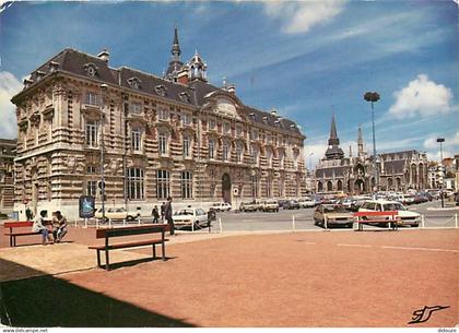 59 - Roubaix - La Mairie - Automobiles - CPM - Flamme Postale de Roubaix - Voir Scans Recto-Verso