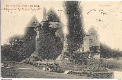 CPA Environs de Rozay en Brie Château de La Grange Lafayette