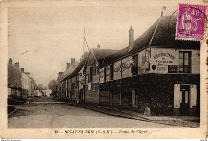 CPA Rozay-en-BRIE - Route de Vilpré (638826)