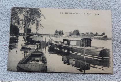 Rueil, le port, Hauts de Seine 92