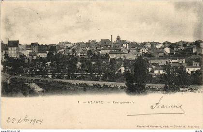 CPA Ruffec vue generale FRANCE (1074206)