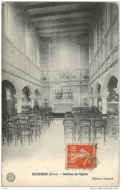 94 , RUNGIS , Interieur de l'église