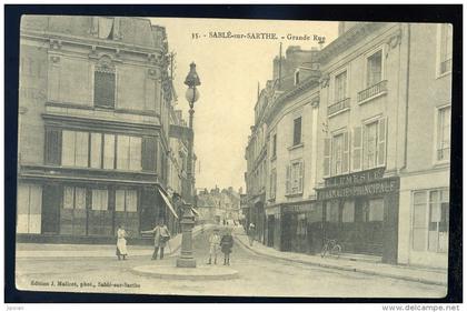 cpa du 72 - Sablé sur Sarthe - Grande Rue     OCT18