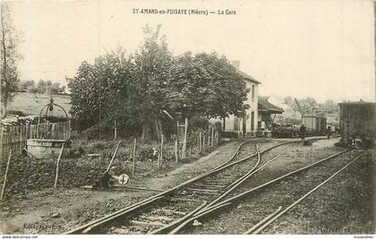 SAINT AMAND en PUISAYE la gare