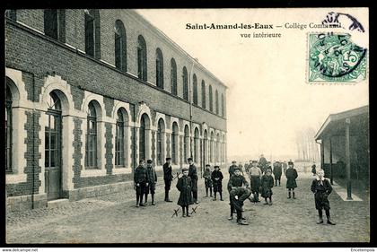 CPA - Carte Postale - France - Saint Amand les Eaux - Collège Communal - Vue Intérieure - 1907 (CP19745OK)