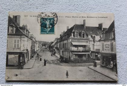 saint Amand Montrond, place Mutin et rue Benjamin Constant, Cher 18