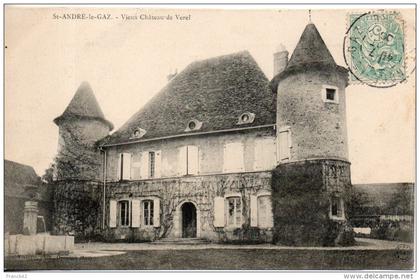 38. saint andré le gaz. vieux chateau de verel