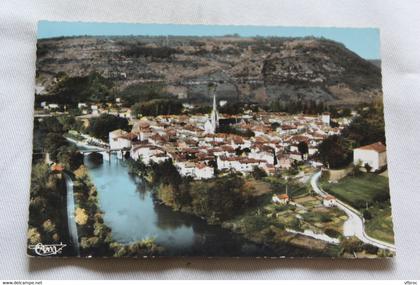 Cpm, Saint Antonin, Noble Val, la ville dans son nid, vue aérienne, Tarn et Garonne 82