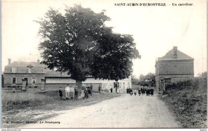 27 - SAINT AUBIN D'ECROSVILLE -- Un carrefour