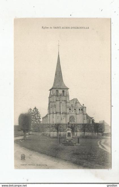 EGLISE DE SAINT AUBIN D'ECROSVILLE (EURE)