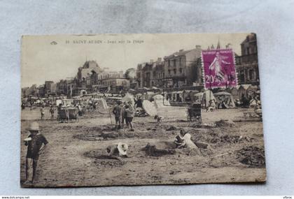 O431, Saint Aubin, jeux sur la plage, Calvados 14