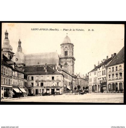 57 - SAINT AVOLD (Moselle) - Place de la Victoire - Hôtel de Metz et Restaurant