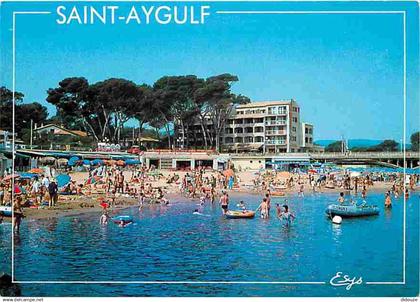 83 - Saint Aygulf - La Plage et le Motel de Saint Aygulf - CPM - Voir Scans Recto-Verso