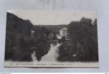 Cpa 1914, Saint Benoit, la vallée du Clain, Vienne 86