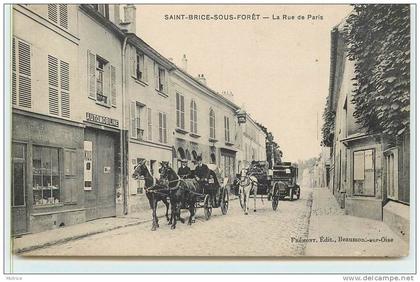 SAINT BRICE SOUS FORÊT  -  La rue de paris.