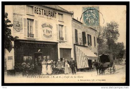 91 Saint-Chéron restaurant auberge attelage cheval D91D K91540K C91540C RH087856