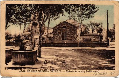 CPA Sarrians - MONTMIRAIL - Entrée du bourg (cote nord) (511985)