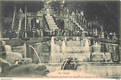 92 - Saint Cloud - Parc de Saint Cloud - La Grande Cascade - CPA - Voir Scans Recto-Verso