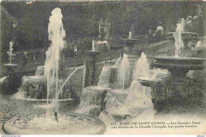 92 - Saint Cloud - Parc de Saint Cloud - La Grande Cascade - CPA - Voir Scans Recto-Verso