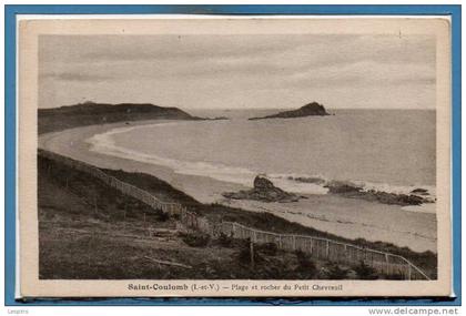 35 - SAINT COULOMB --  Plage et rocher...