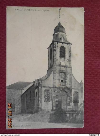 CPA - Saint-Coulomb - L'Eglise