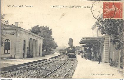 CPA Saint-Cyr-sur-Mer La Gare