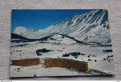 Cpm 1982, saint Etienne en Devoluy, vue générale aérienne de super Devoluy, hautes Alpes 05