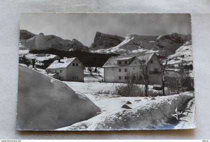 Cpm, Saint Etienne en Devoluy, le pic de Bure, école de neige de l'Opep, Hautes Alpes 05