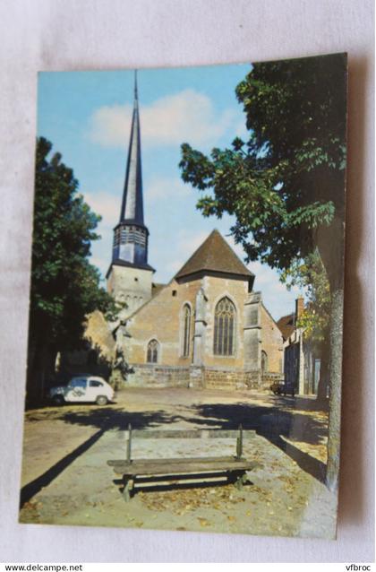 Cpm, Saint Fargeau, l'église, Yonne 89