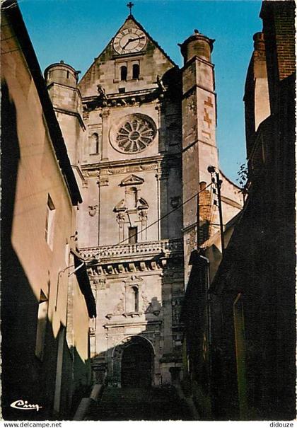 89 - Saint Florentin - L'église - La façade - Flamme Postale de Saint Florentin - CPM - Voir Scans Recto-Verso