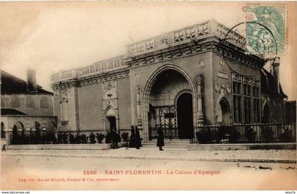 CPA Saint-Florentin - La Caisse d'Epargne FRANCE (960835)