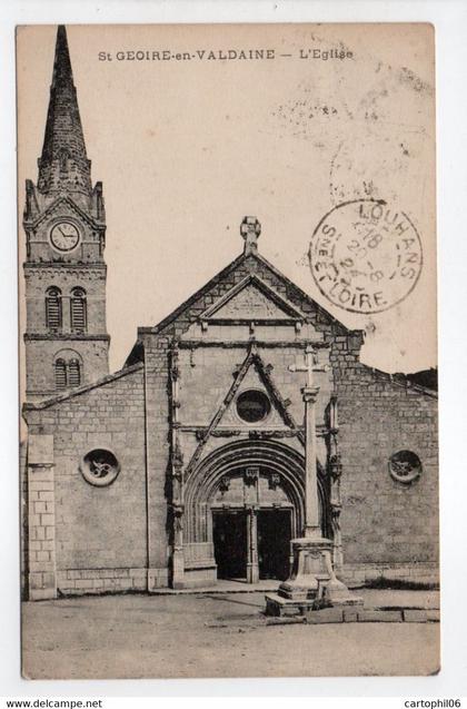 - CPA SAINT-GEOIRE-EN-VALDAINE (38) - L'Eglise 1924 -