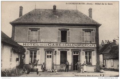 27 - SAINT GEORGES MOTEL - Hôtel de la Gare (A. Calendrier Café ).