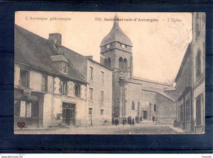 63. saint gervais d'auvergne. l'église