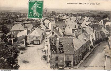 PANORAMA DE SAINT-GERVAIS-D'AUVERGNE (FACE SUD)