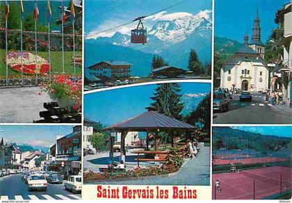 74 - Saint Gervais les Bains - Multivues - Automobiles - CPM - Voir Scans Recto-Verso