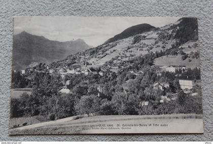 E595, Saint Gervais les bains et tête noire, Haute Savoie 74