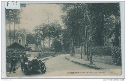 CARTES POSTALES SAINT GRATIEN    AVENUE CATINAT   ANIMEE   VOITURE