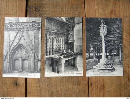 CPA (29) Finistère - SAINT HERBOT - lot de 7 cartes - Chapelle Saint Herbot