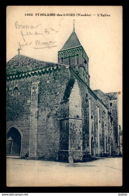 85 - SAINT-HILAIRE-DES-LOGES - L'EGLISE