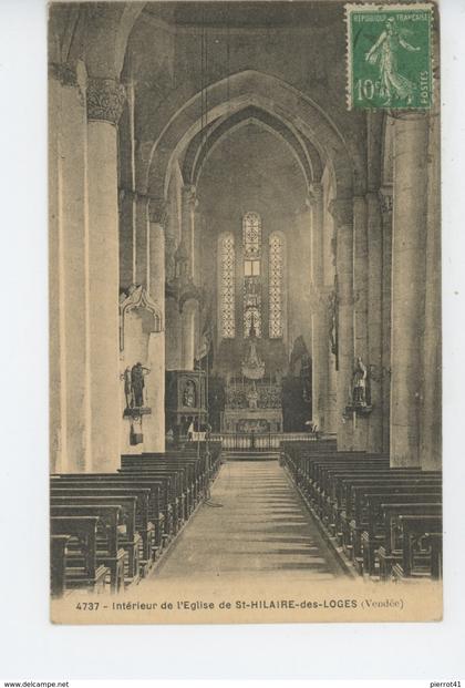 SAINT HILAIRE DES LOGES - Intérieur de l'Eglise